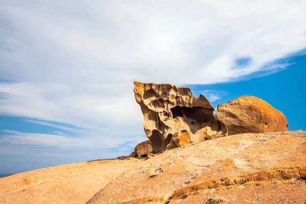 Opmerkelijke Rotsen Gezien Vanaf Uitkijk Een Dag Flinders Chase National — Stockfoto