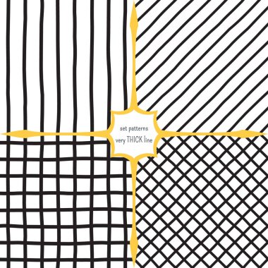 Farklı kalınlıkta çizgilerinden oluşan bir ızgara.