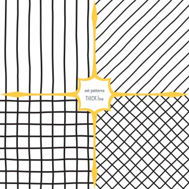 Farklı kalınlıkta çizgilerinden oluşan bir ızgara.