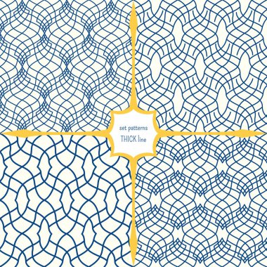 Farklı kalınlıkta çizgilerinden oluşan bir ızgara.