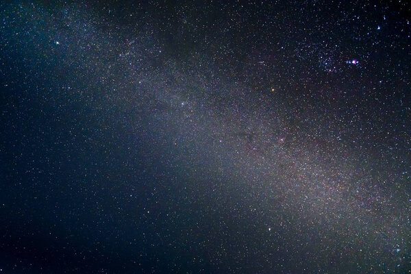 закрыть детали с молочного пути со звездами
