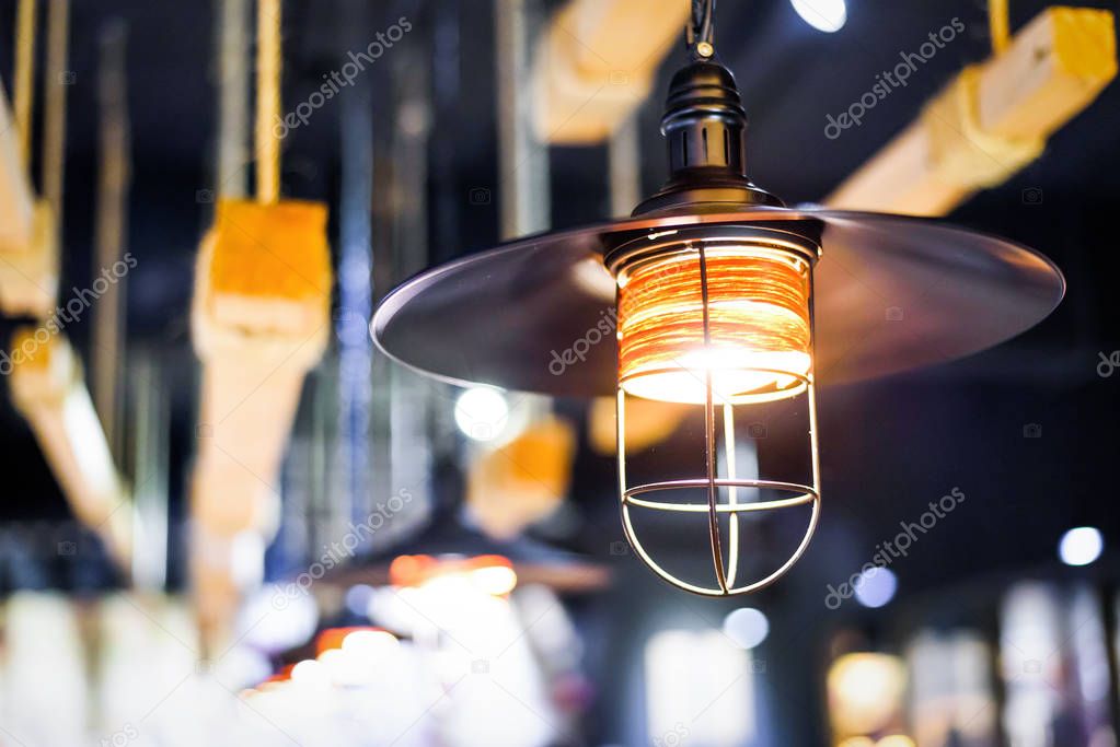 Decorative antique edison style light bulb