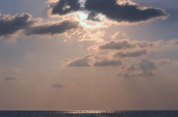 Cielo Mañana Amanecer Mar Songkhla — Foto de Stock