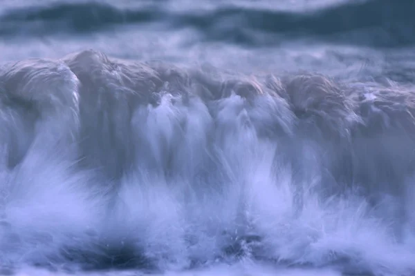 Bild Ställa Skönheten Havet Och Vågorna Återspeglar Från Solen — Stockfoto