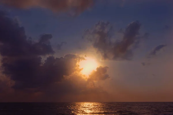 Paisaje Amanecer Atardecer Mar Songkhla — Foto de Stock