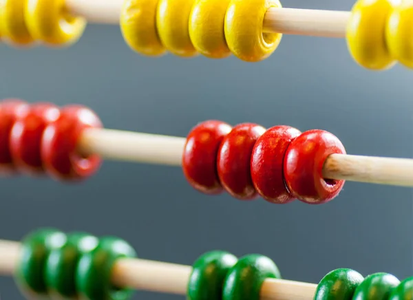 Färgglad Skola Trä Greve — Stockfoto