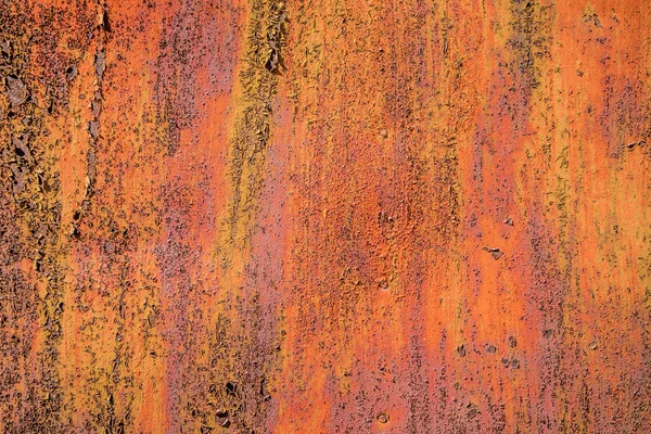 Texture Vieux Mur Orange Avec Peinture Peignant — Photo