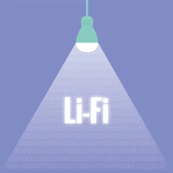 Li-fi kablosuz internet teknoloji kavramı