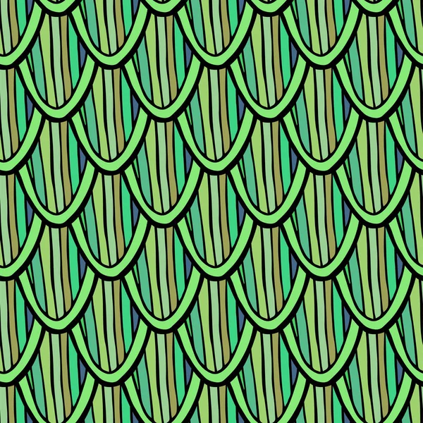 Garabato Abstracto Dibujado Mano Patrón Inconsútil Colorido Con Escala Textura — Archivo Imágenes Vectoriales