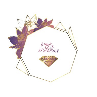 Botanik garland vintage çiçek çelenk ile gelen lotus çiçekleri,