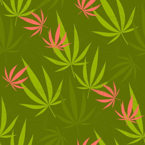 Kenevir yaprakları ile Seamless Modeli