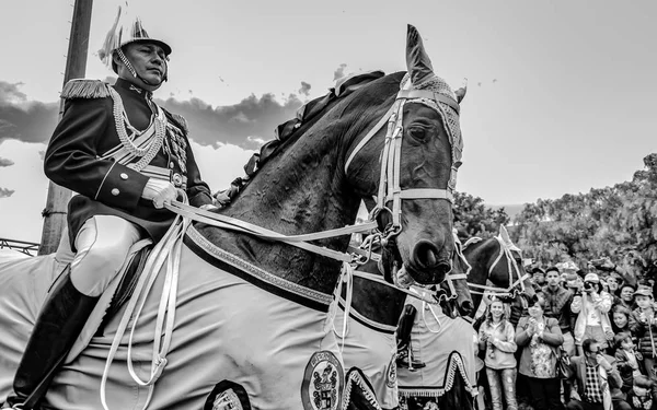 Bogota Kolumbien Juli 2018 Militärparade Anlässlich Des Jahrestages Der Kolumbianischen — Stockfoto