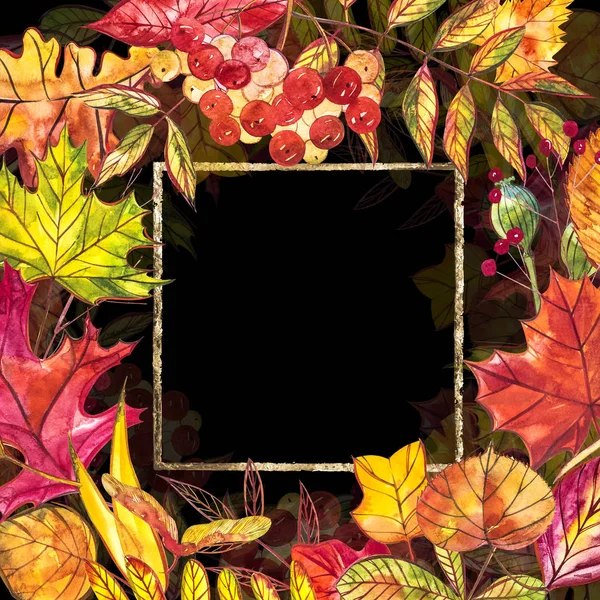 Fondo de plantilla de otoño. Plantilla de banner estacional illustrations.web. . —  Fotos de Stock