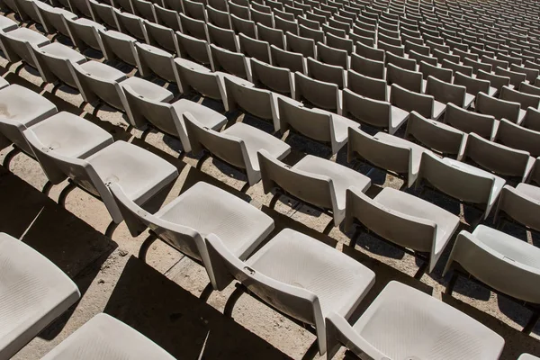 Prázdná Stadión Sedadly Sportovním Stadionu — Stock fotografie