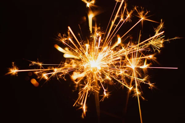 Sparkler background. Christmas and new year sparkler holiday bac — Stock Photo, Image