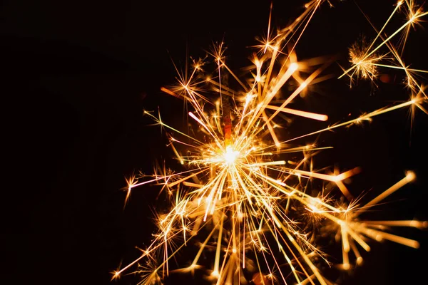 Sparkler background. Christmas and new year sparkler holiday bac — Stock Photo, Image