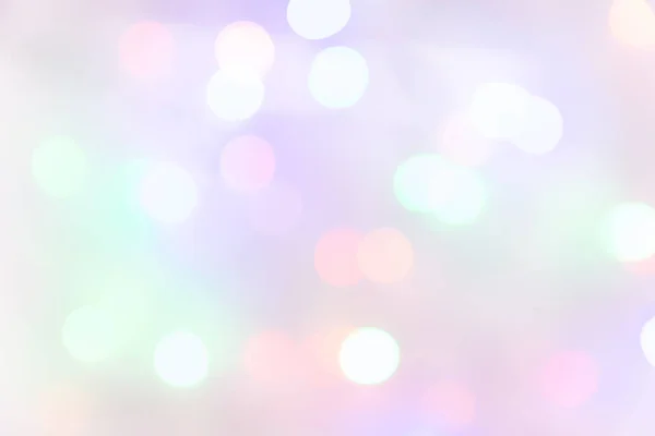 Defocus christmas lights pastel color background — 스톡 사진