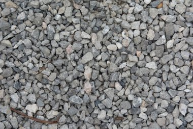 Ezilmiş taş dokusu arka plan, kaba çakıl 