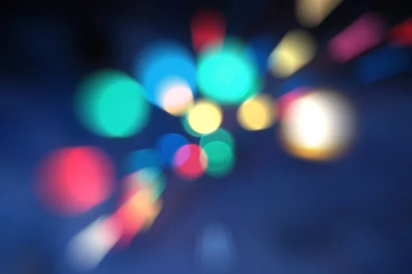 Nieuwe 2019 Trend Van Techno Stijl Kleurrijke Bokeh Gebruikt Voor — Stockfoto