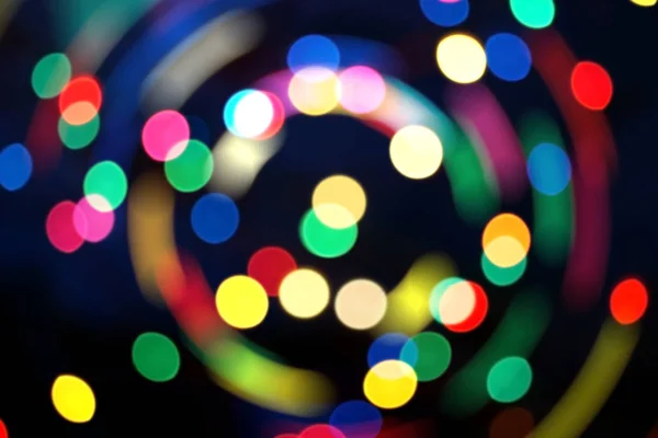 New 2019 trend of techno style colorful bokeh used for Christmas or new year concept