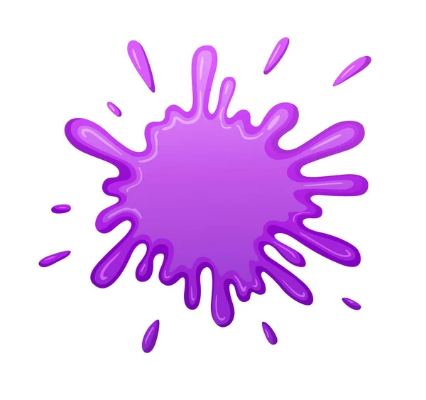 Cartoon Purple Volume Blot Base Sticker Comic Bubble Speech Other — Stock Vector