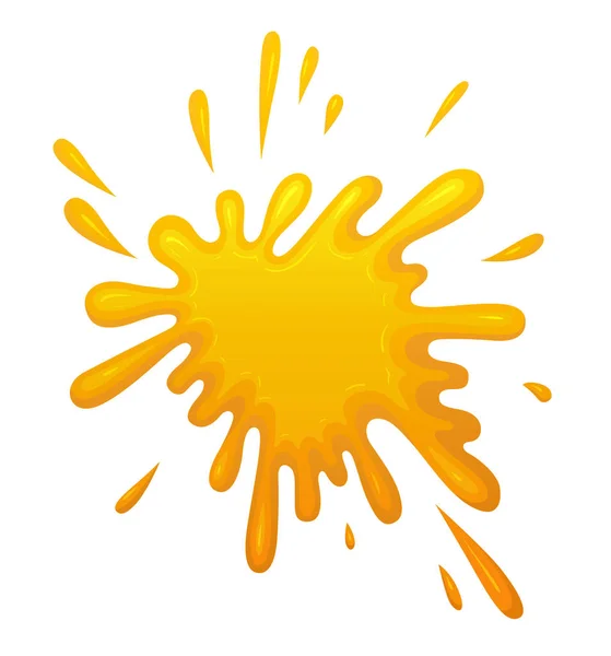 Мультяшна Жовта Пляма Гучності Основа Наклейки Коміксів Бульбашкової Мови Або — стоковий вектор