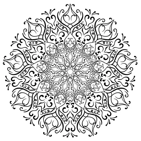 Mandala. Dekoratív eleme. Kerek dekoráció — Stock Vector