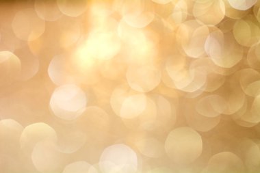 Altın Bokeh arka plan. Arka plan Böke ile. Soyut doku