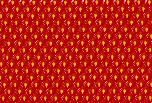 Eper Textúra Gyönyörű Természetes Piros Bogyó Minta — Stock Fotó