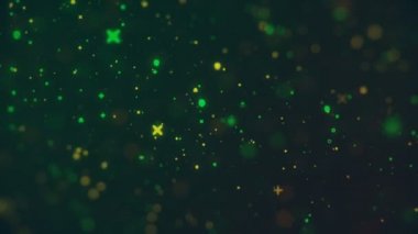 Döngü soyut tehlike bir hisse senedi hareketli grafik rasgele kafatasları ile video kareler, daireler ve yanıp sönen haçlar var. Yeşil ve sarı öğeler de ön planda görünür. Bu görüntüleri bilgisayar oyunları tasarımı için herhangi bir projede kullanılacak apt,