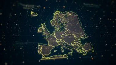 Avrupa 'nın bir haritası ile fütüristik yüksek teknoloji video. Bu video gezegenin güvenlik gerçek sorunu ayrılmıştır, kötü ekoloji, sosyal ve politik sorunlar.