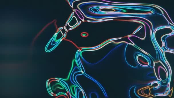 Barevné Pozadí Abstraktního Přechodu Futuristická Textura — Stock video