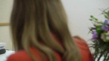 Klinik Hastane resepsiyonda