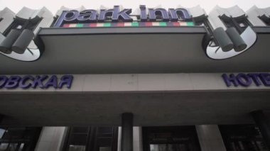 Saint-Petersburg, Rusya-4 Mayıs 2018: Park Inn Pulkovskaya otel