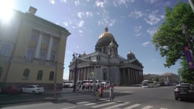 Saint-Petersburg, Rusya-2 Haziran 2018: Isaacs Katedrali