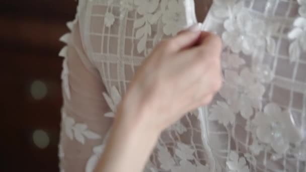 Rochie de mireasă — Videoclip de stoc