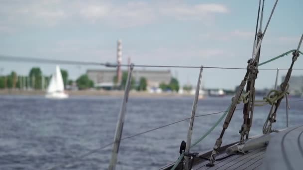 高級ヨット — ストック動画