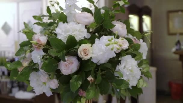 Décoration de table à la fête — Video