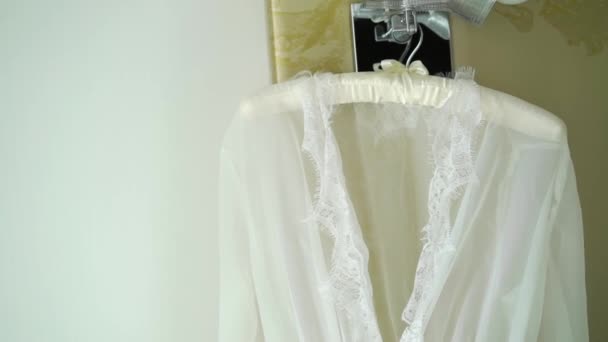 Brautboudoir sexy Kleid — Stockvideo