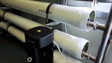 Soçi, Rusya - 22 Eylül 2012: Tank Fabrikası Endüstriyel makine üzerinde