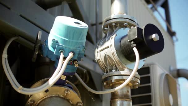 Mechanism on factory industrial machinery — Stock Footage Mechanism on factory industrial machinery Stock Footage