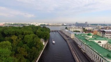 Tarihi şehir merkezi set Avrupa City of hava dron görünümü