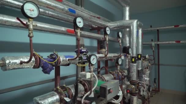 Modern heater system — Stock Footage Modern heater system Royalty Free Stock Video