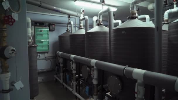 Modern heater system — Stock Video