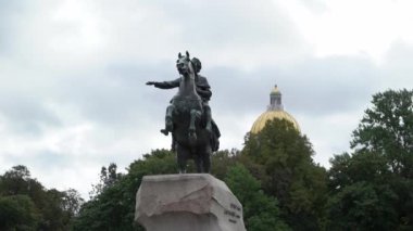 Anıt Rus imparator Peter bronz Süvari, Sankt Petersburg, Rusya olarak bilinen harika,