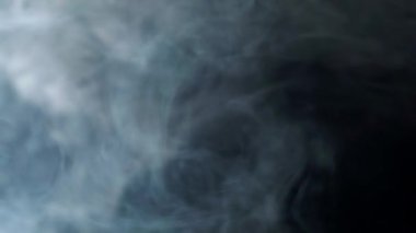 İzole siyah artalanları duman
