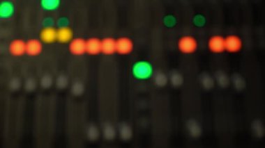 Bulanık video. Ses müzik karıştırıcı Denetim Masası