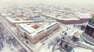 Saint-Petersburg hava atış Isaacs Katedrali