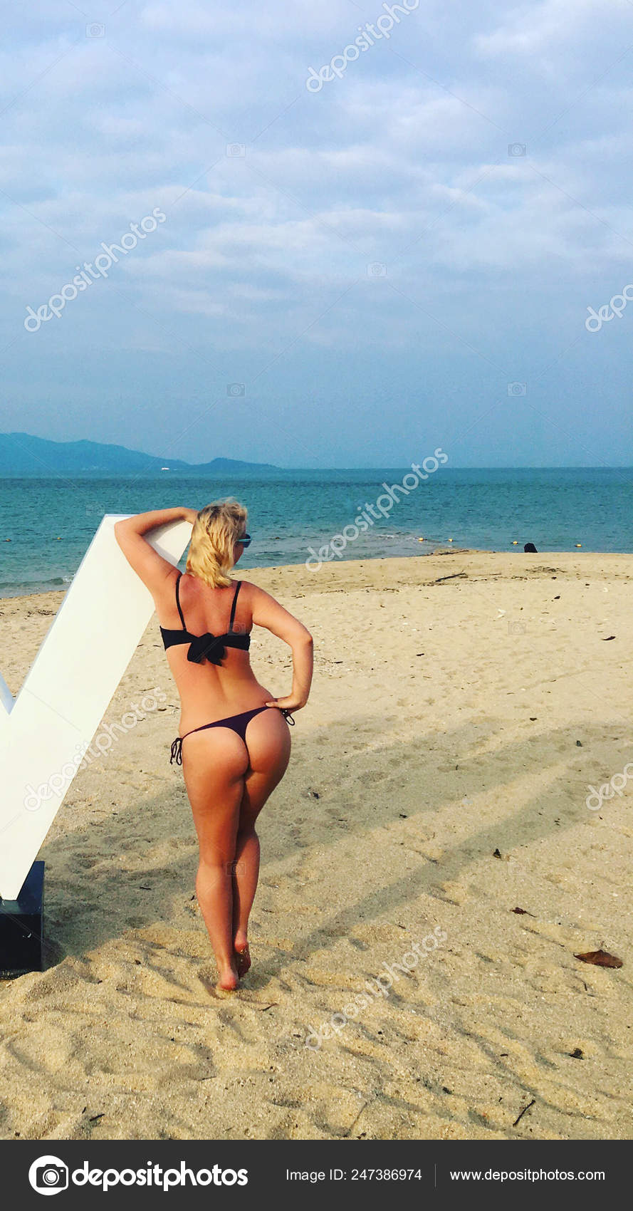 Hot Blonde In Bikini
