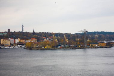 Şehir sokak Stokholm İsveç